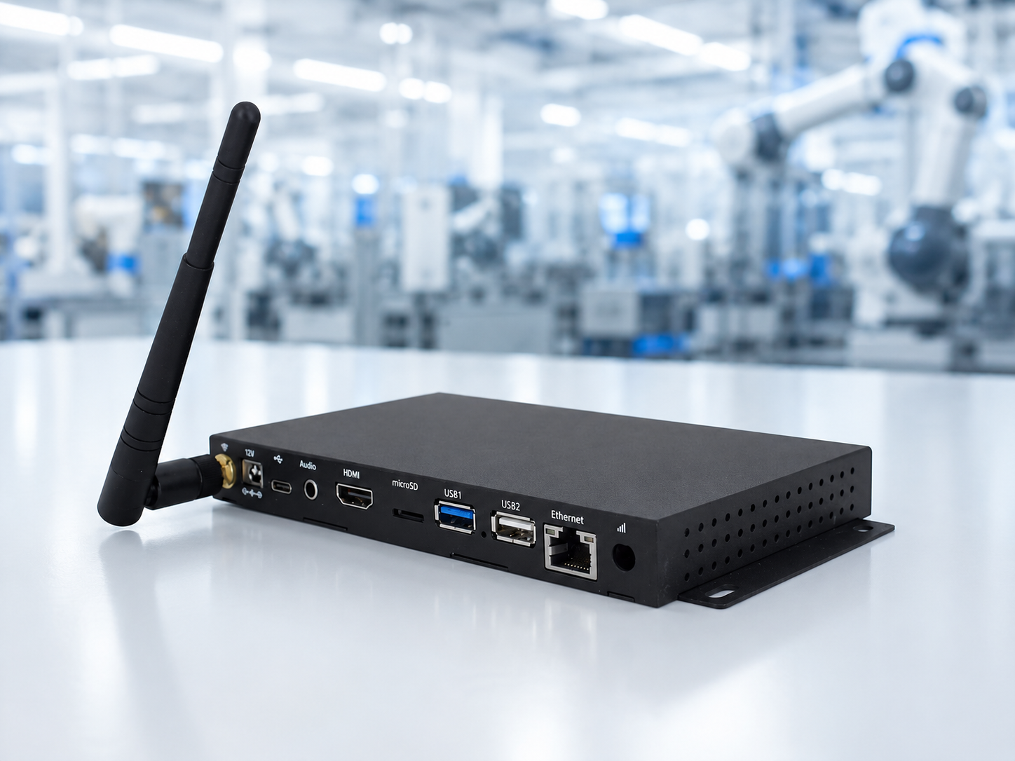 INDORCE fanless embedded box PC with multiple LAN and serial ports