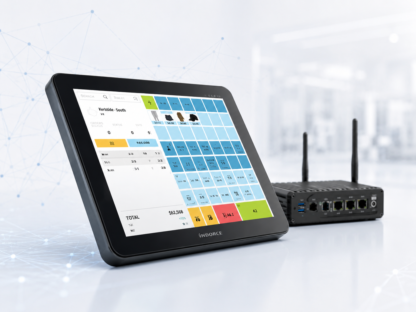 INDORCE enterprise Android tablet and IoT hub